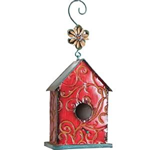 small metal bird houses|wilcohome decorative metal bird house.